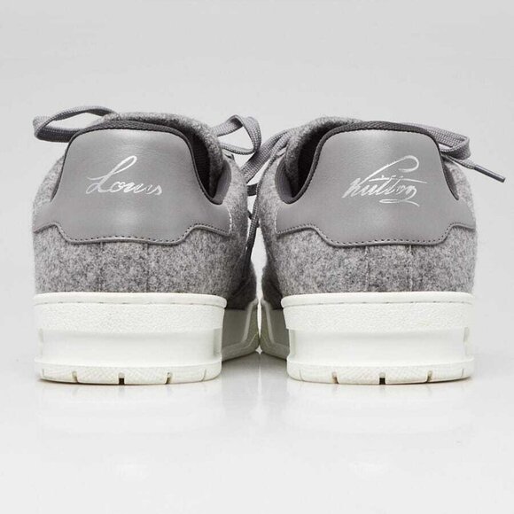 Louis Vuitton Grey Wool Low Top Sneaker Mens Size 6.5 - Picture 4 of 4